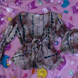 Multicolor Tie-Dye Women's Top